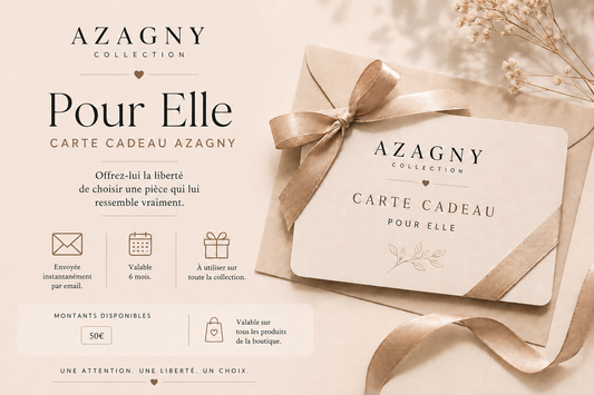 Pour Elle — Carte Cadeau AZAGNY — 50€